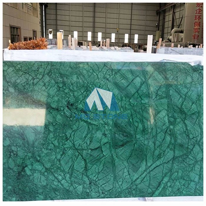Dark Green Marble Slab For Wall Tiles