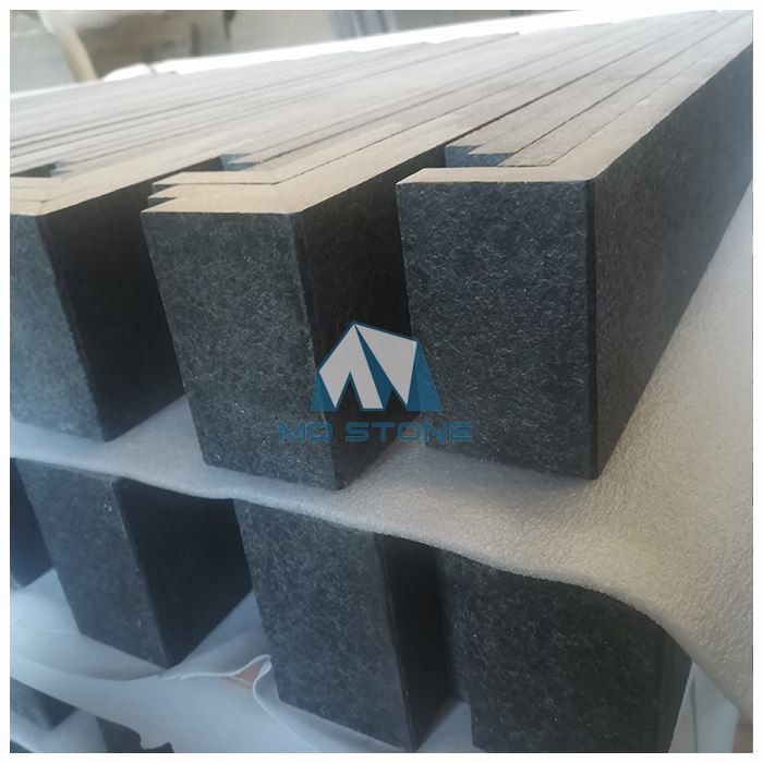 Black Granite Flamed Skirting Tiles