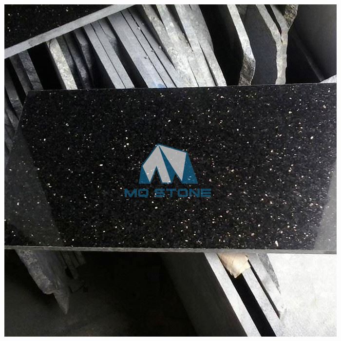 Black Galaxy Granite Flooring Tiles