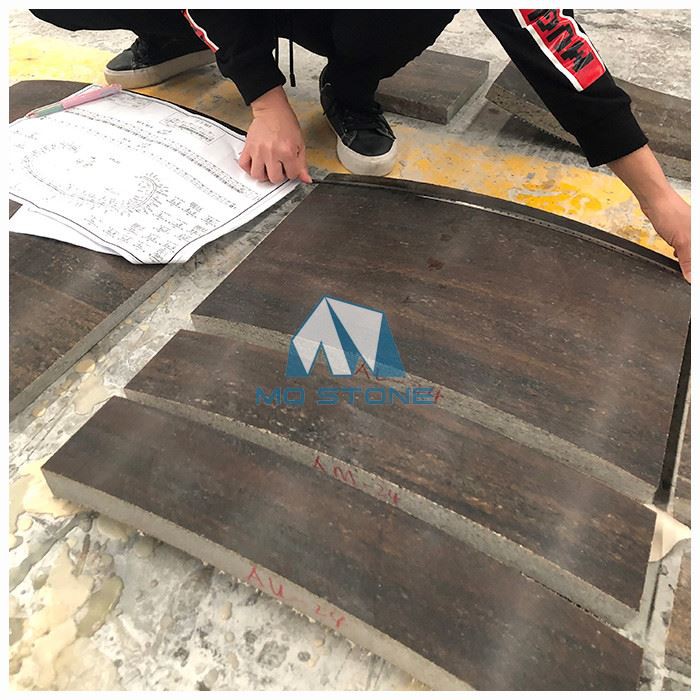 Fanstay Brown Granite Wall Facade Tile