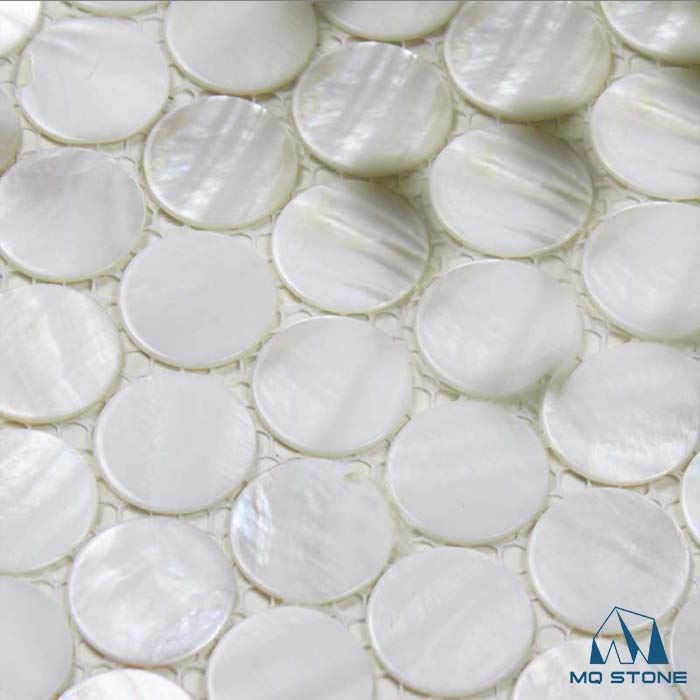 Shell mosaic tile