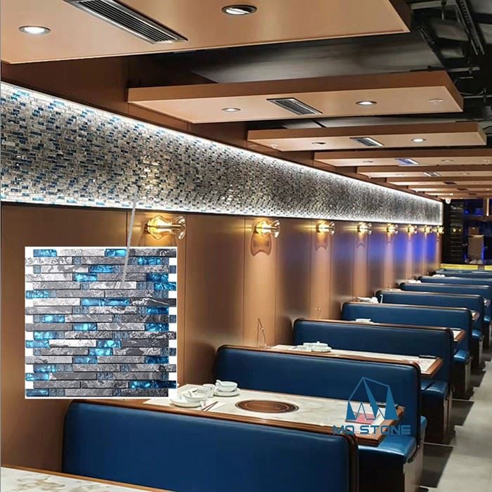 glass mosaic wall tiles