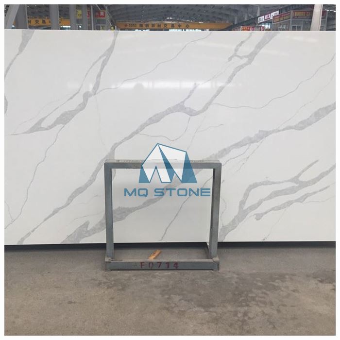 Bianco Calacatta Quartz Slab For Countertop