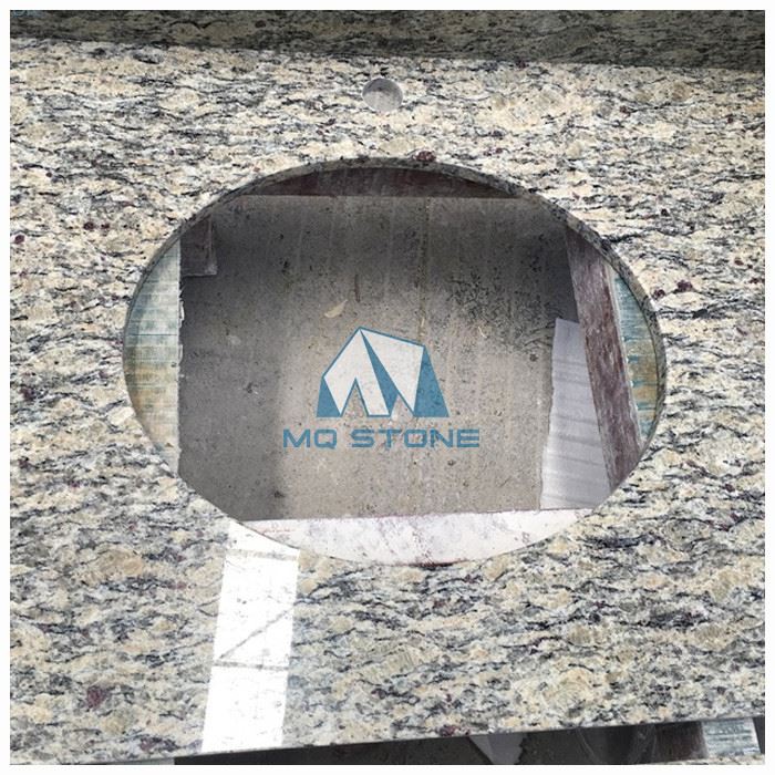 Giallo Santa Cecilia Granite Vanity Top