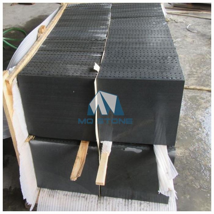 Polished Absolute Black Granite Tile 12x24