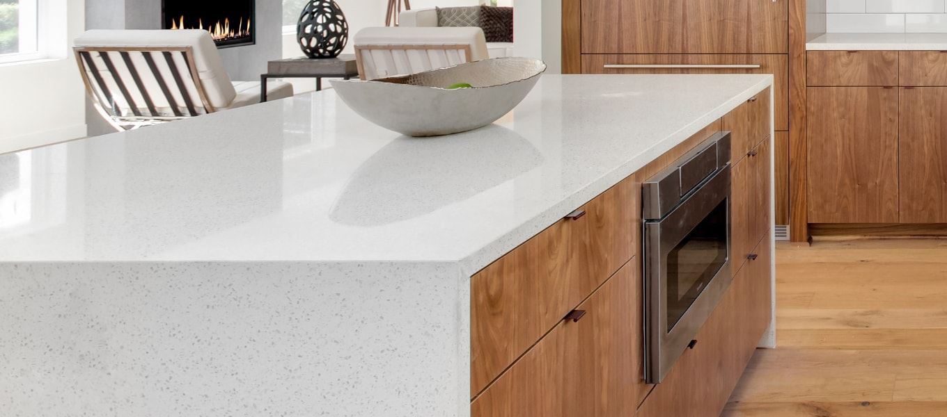 White Quartz Kitchen Island Tops White Quartz Kitchen Island Tops