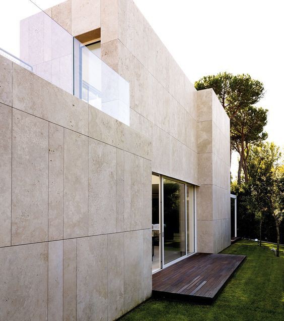 Beige Travertine Private Villa Wall Tiles Beige Travertine Private Villa Wall Tiles