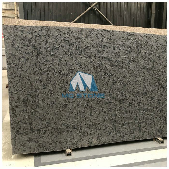 Leathered Matrix Granite Slab