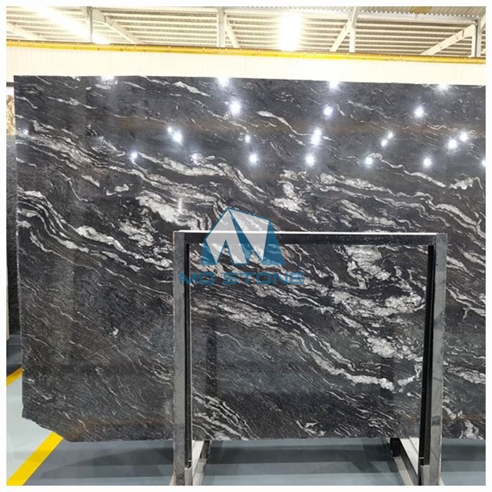 Cosmic Black Granite Slabs