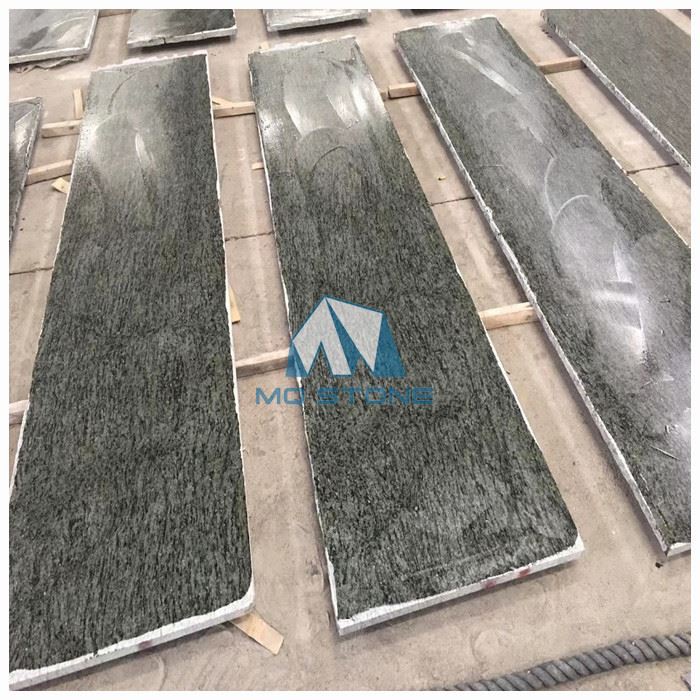 Olive Green Granite Slabs For Stairs Treads