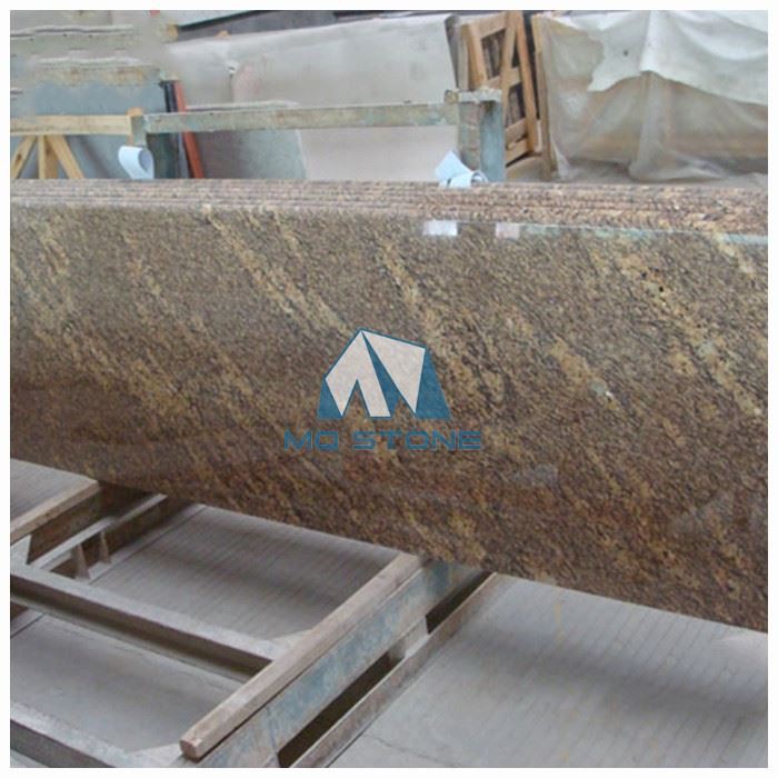 California Giallo Granite Slab For Wall Cladding Tiles
