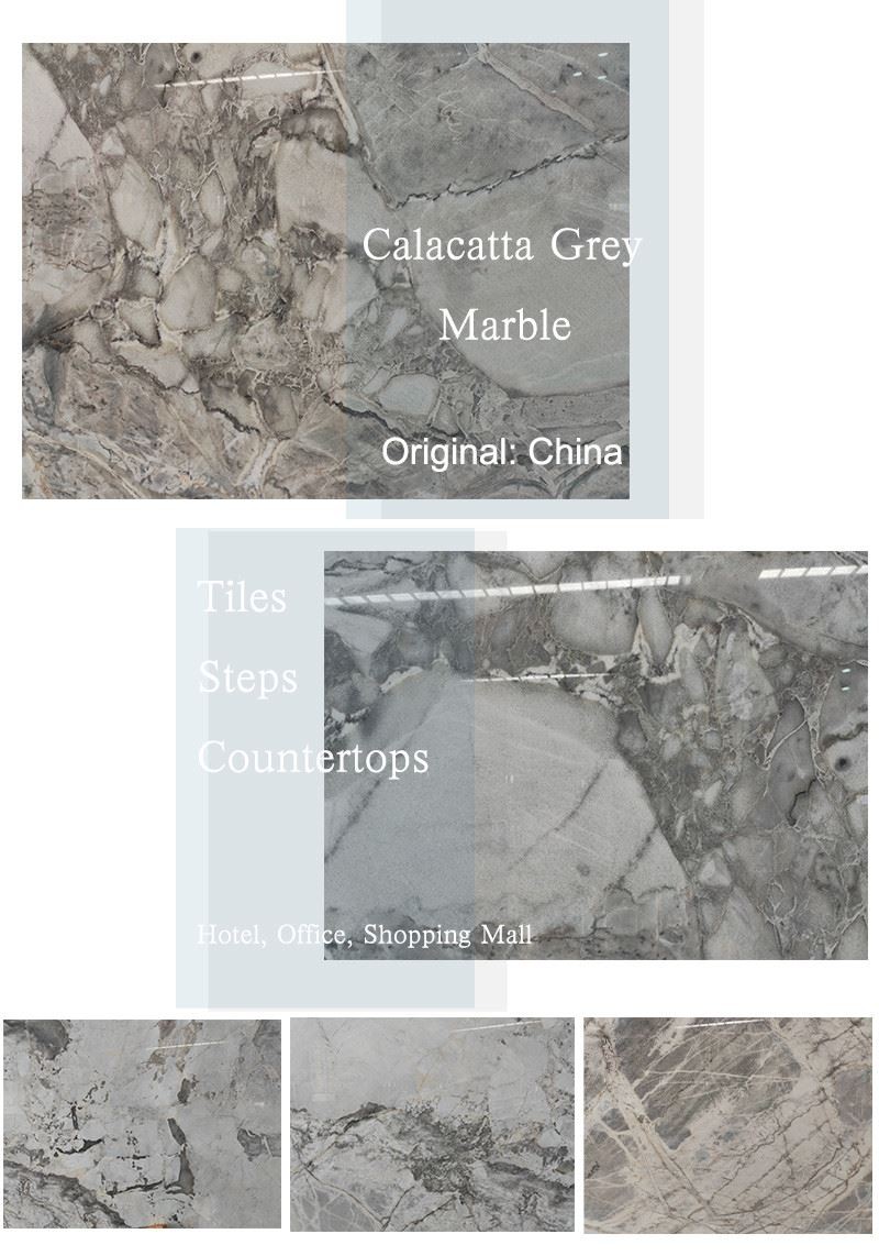 Calacatta Grey Marble For Tiles and Steps