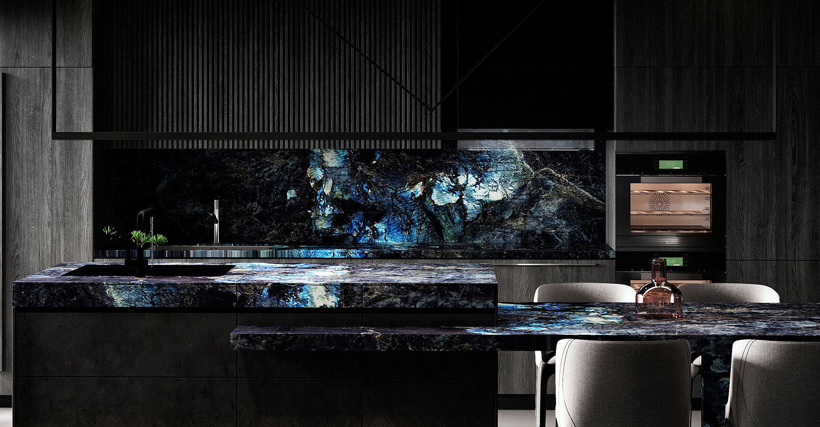 Labradorite Blue Granite Kitchen Island Tops Labradorite Blue Granite Kitchen Island Tops