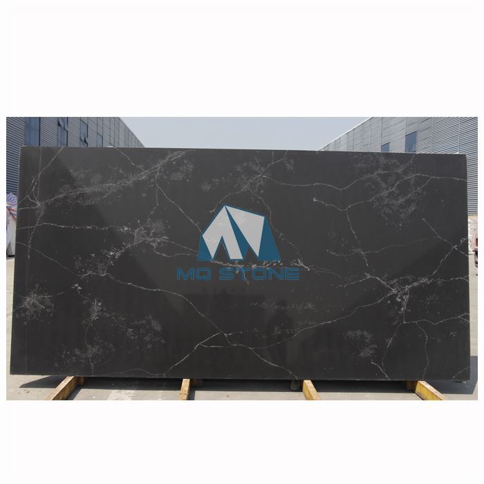 Black Quartz Stone Slab