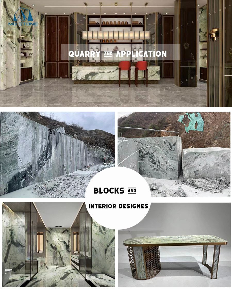 Shangari-Li Green Jade Marble Quarry and Designs