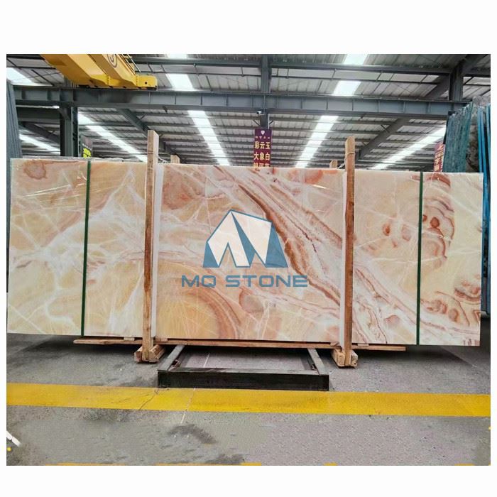 Orange Onyx Stone Slabs For Indoor Wall Panel