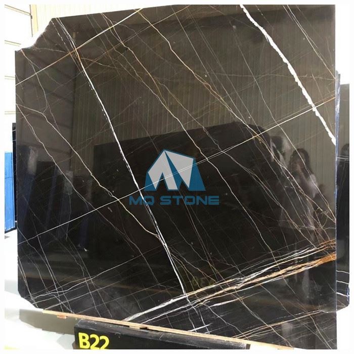 Black And Gold Marble Slabs