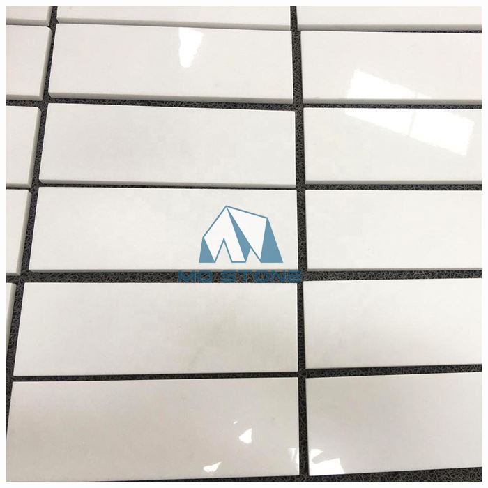 Thassos White Marble Subway Tiles