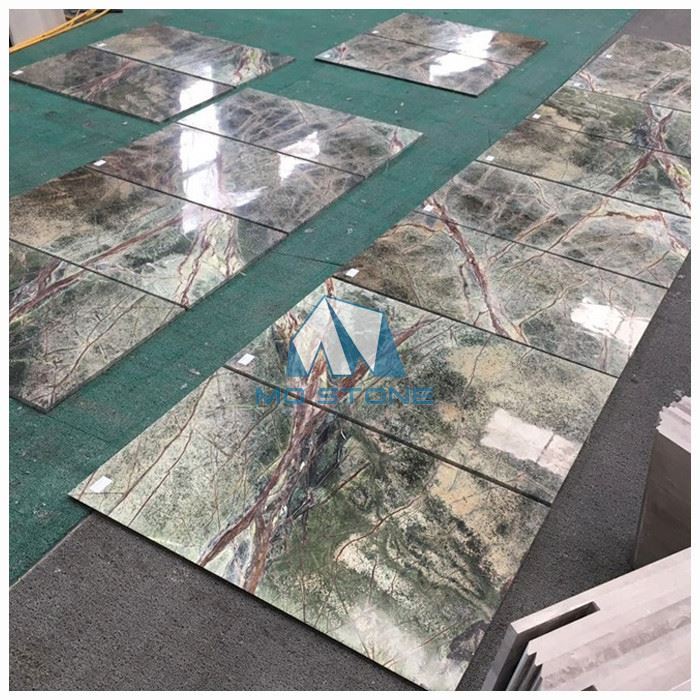 Rainforest Green Marble Tiles