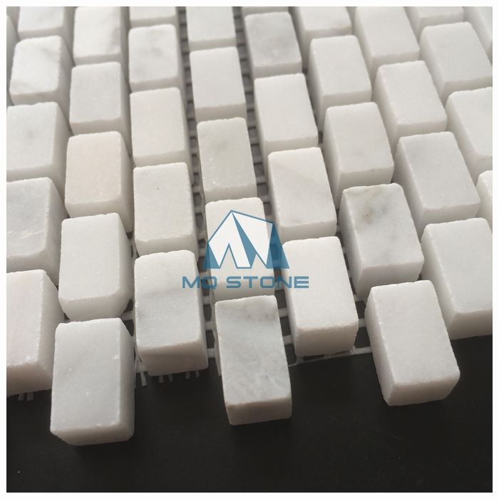 Marble Carrara Mini Brick Mosaic