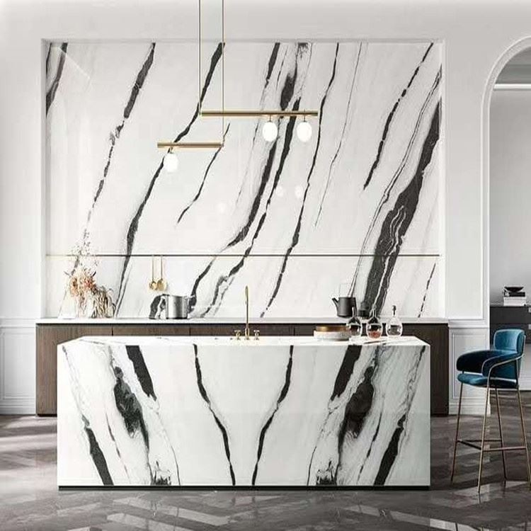 Panda White Marble Kitchen Islands Panda White Marble Kitchen Islands