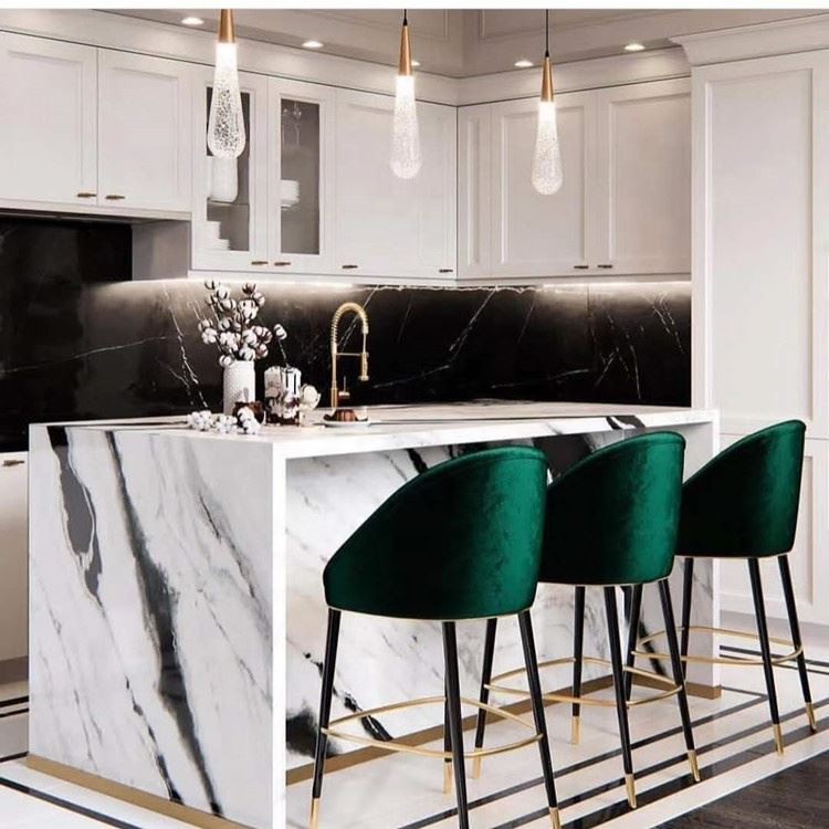 Panda White Marble Countertop Island Panda White Marble Countertop Island