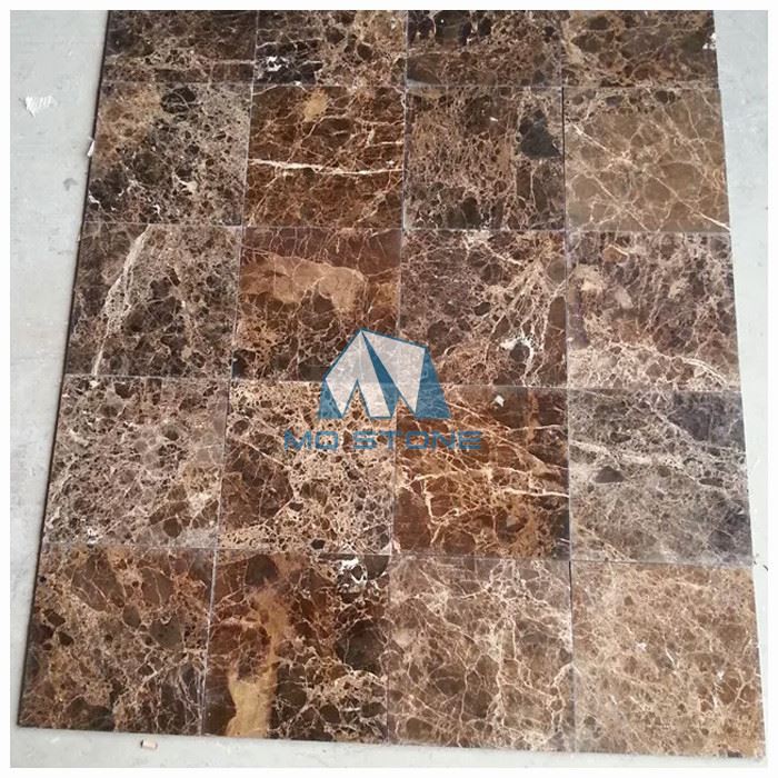 Polished Brown Emperador Marble Tiles