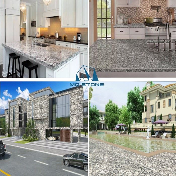 Spray white granite project Spray white granite project