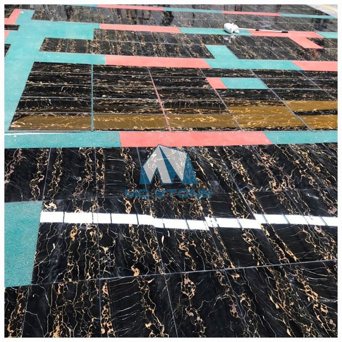 Black Portoro Marble