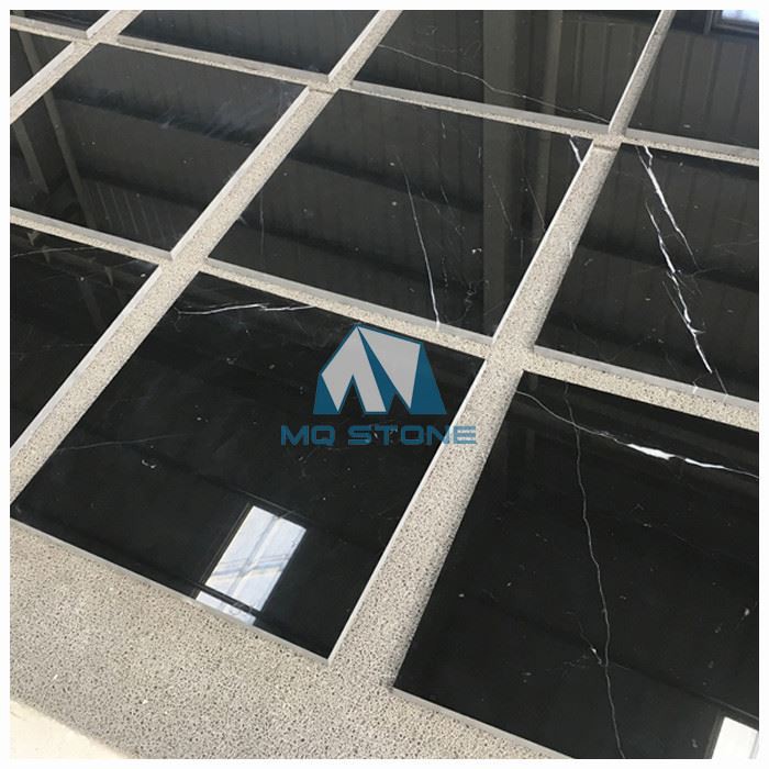 Nero Marquina Marble Polished Tiles