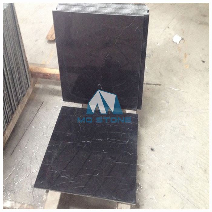 Nero Marquina Marble Paving Tiles