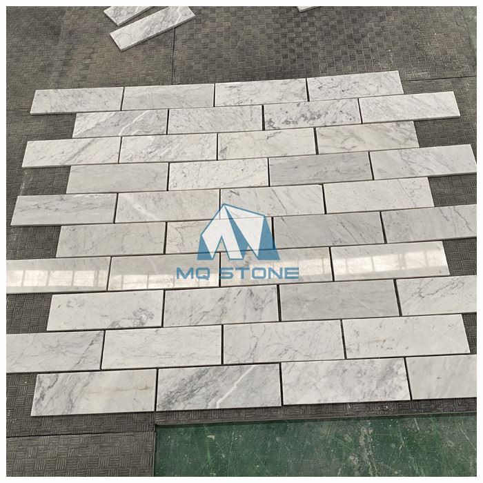 Carrara Marble Subway Tile