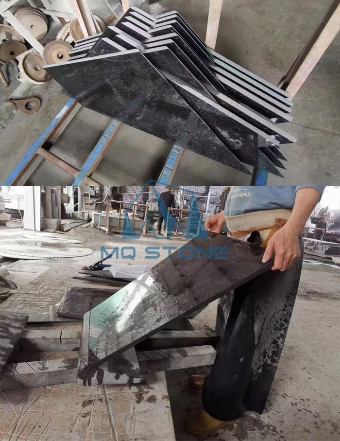 Black granite producing process Black granite producing process