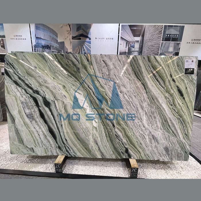 Shangri-La green marble slab Shangri-La green marble slab