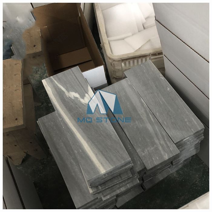 Bardiglio Grey Marble Subway Tiles