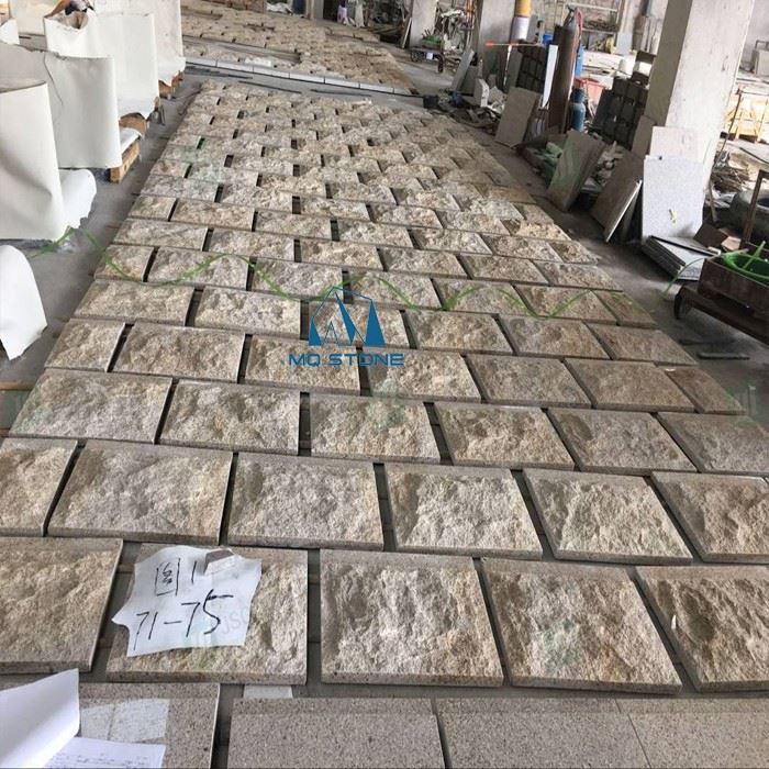Rustic granite mushroom stone cladding Rustic granite mushroom stone cladding