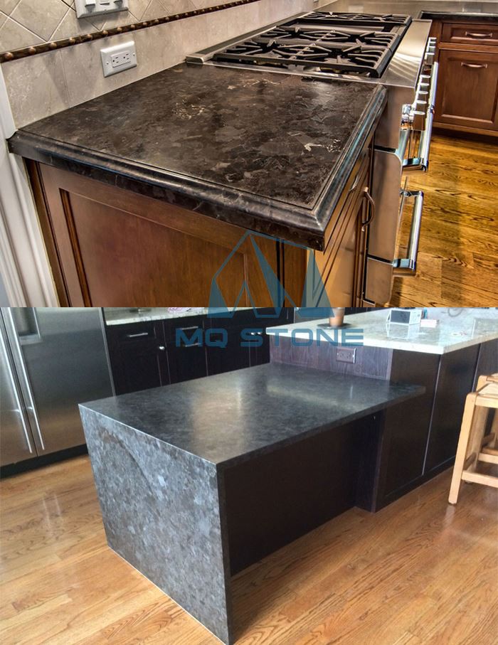 Brown Granite leather top kitchen