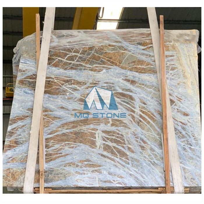 Blue Jeans Marble Slab For Wall Panel