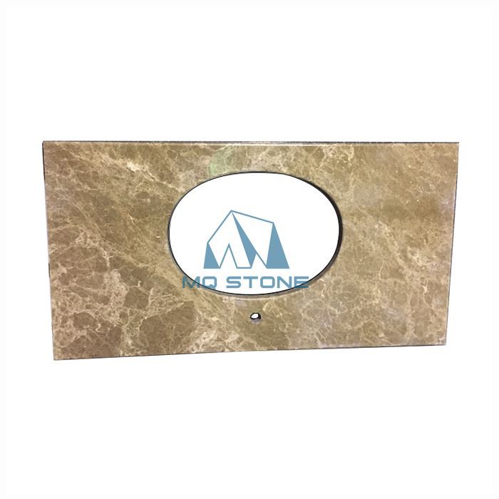 Light Emperador Marble Vanity Countertops