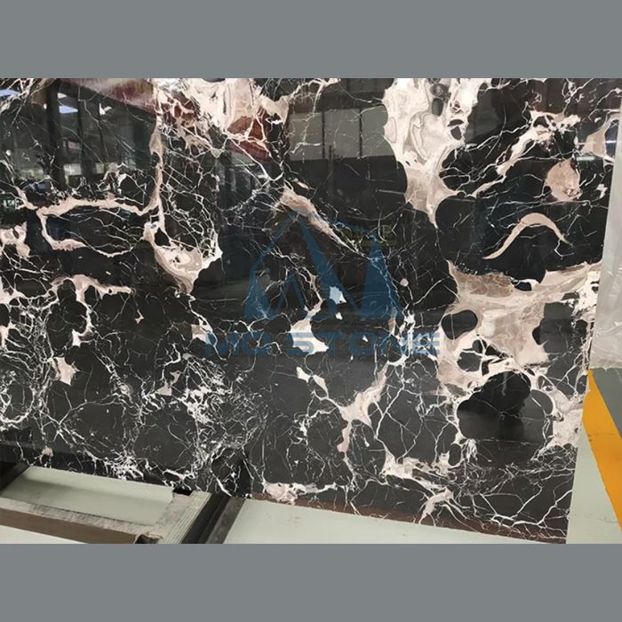 Black Ice Marble Slabs