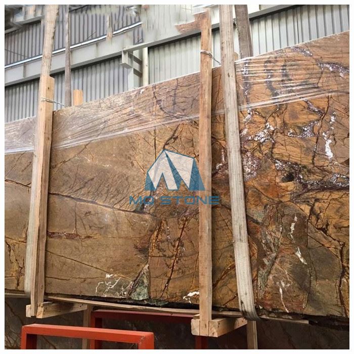 Brown Forest Marble Slabs