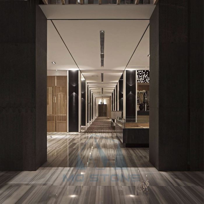 Blue Galaxy marble tiles