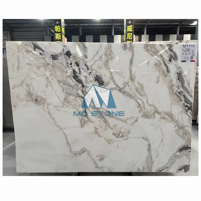 Polished Picasso White Marble Polished Picasso White Marble
