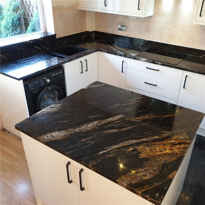 black and gold granite worktops black and gold granite worktops