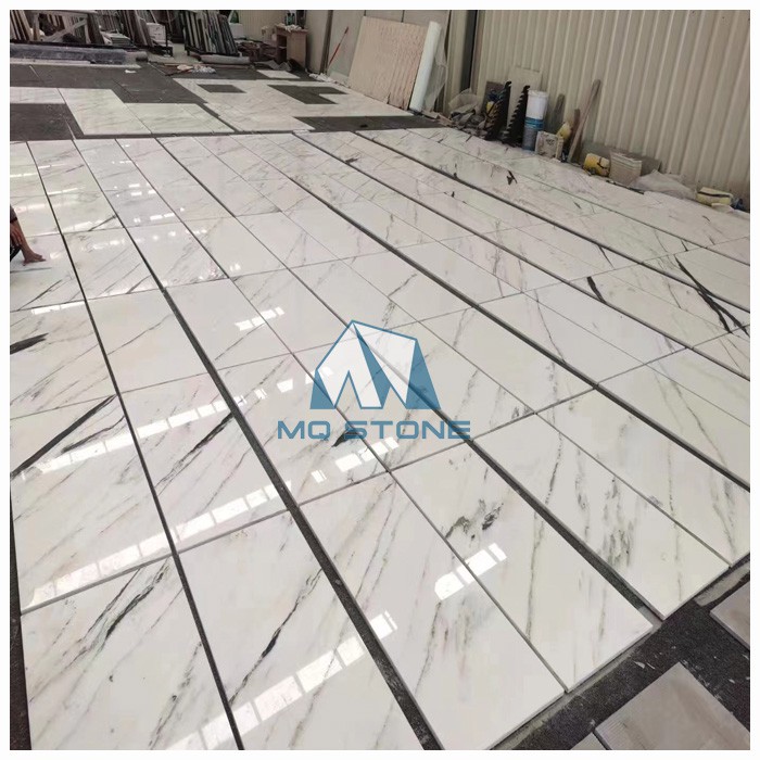 Polished oriental calacatta white marble tiles Polished oriental calacatta white marble tiles