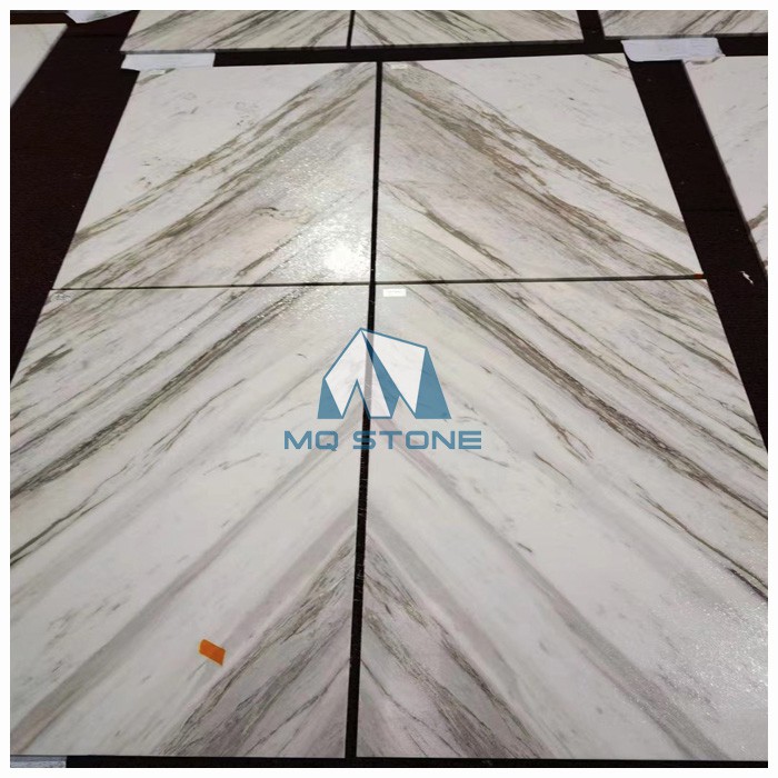 Volakas White Marble flooring tiles Volakas White Marble flooring tiles