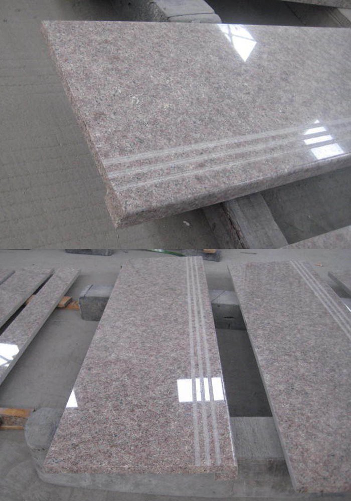 almond mauve granite stairs almond mauve granite stairs
