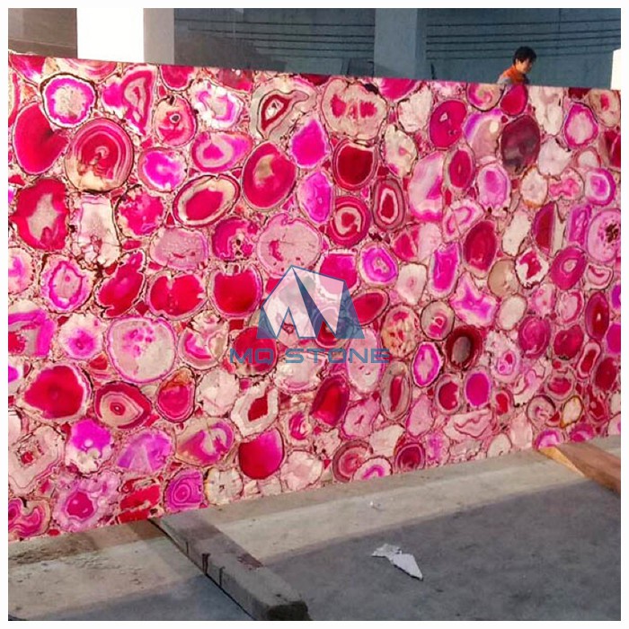 Pink Agate Slab