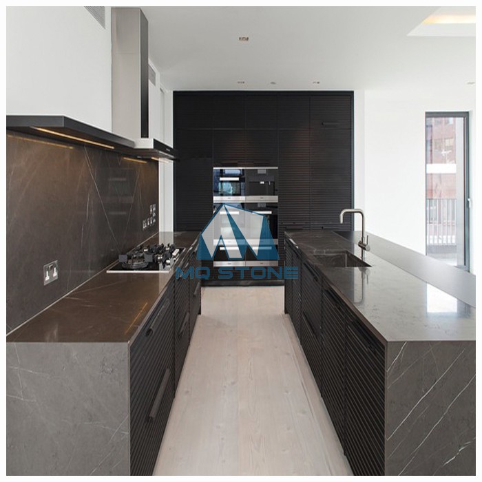 Pietra Grey Marble Kitchen countertop Pietra Grey Marble Kitchen countertop