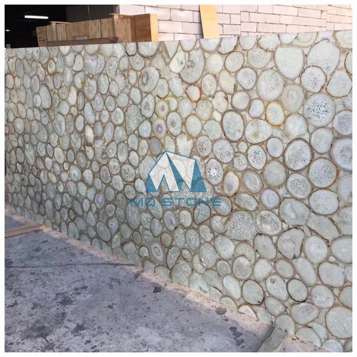 White Agate Stone Slabs